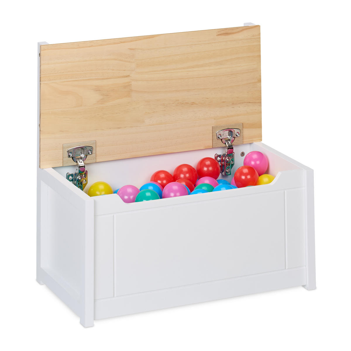 KINDERBANK - Multicolor, Holz/Holzwerkstoff (57/55/31cm) - Relaxdays
