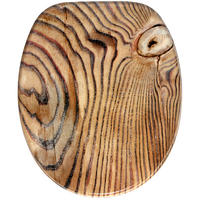 WC-SITZ mit Absenkautomatik Grain - Braun, Holzwerkstoff (38/6/47cm) - Sanilo