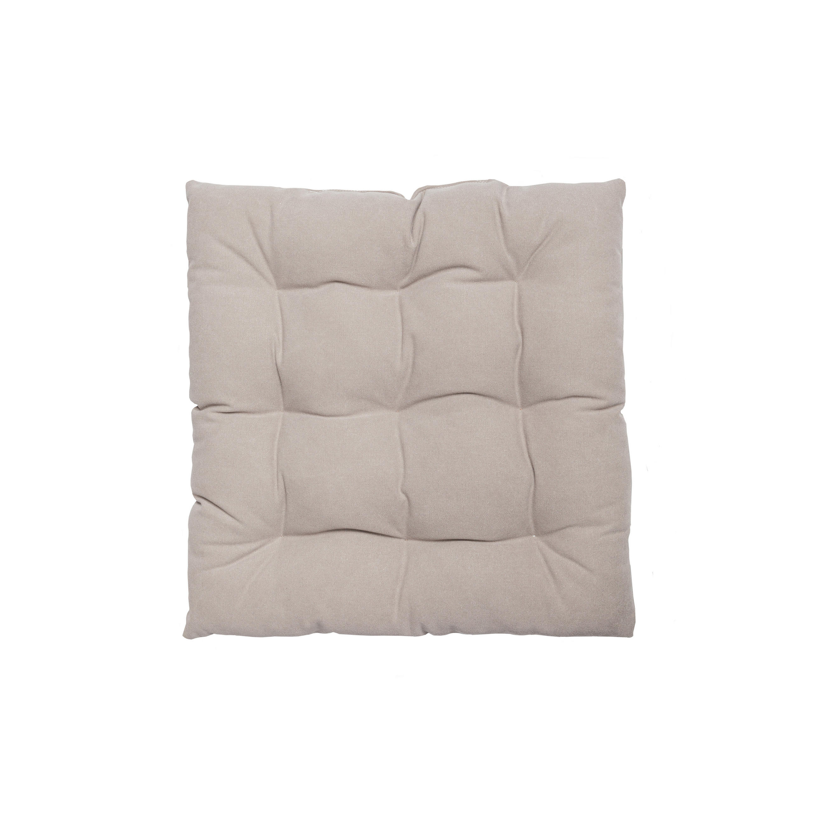 BODENKISSEN aus taupefarbener Baumwolle, 60/60 cm CALMA - Taupe, Textil (60/60/5cm) - RNT By Really Nice Things