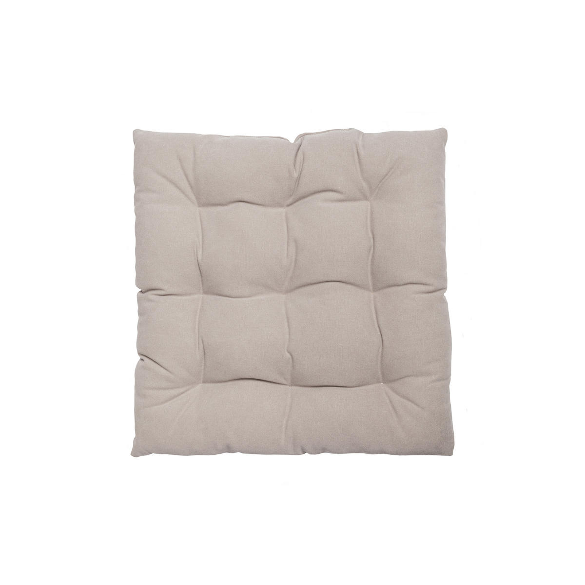 BODENKISSEN aus taupefarbener Baumwolle, 60/60 cm CALMA - Taupe, Textil (60/60/5cm) - RNT By Really Nice Things