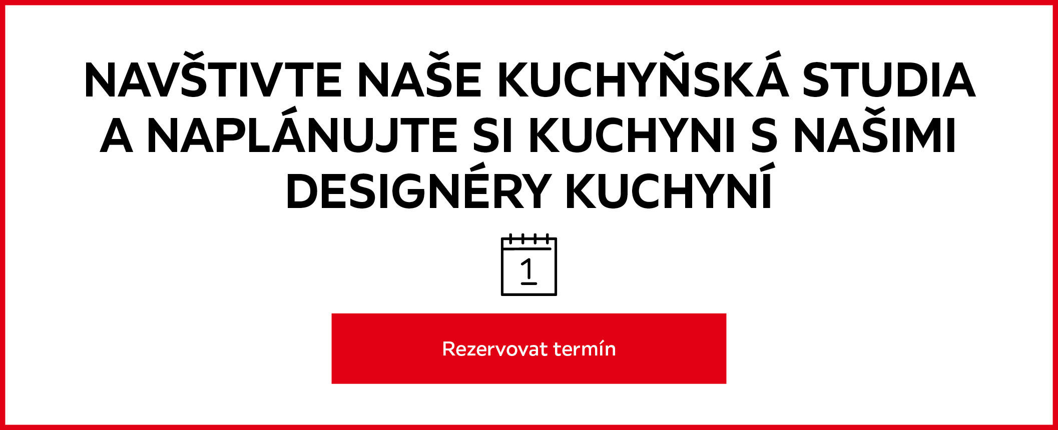 Naplánujte si termín plánování kuchyně