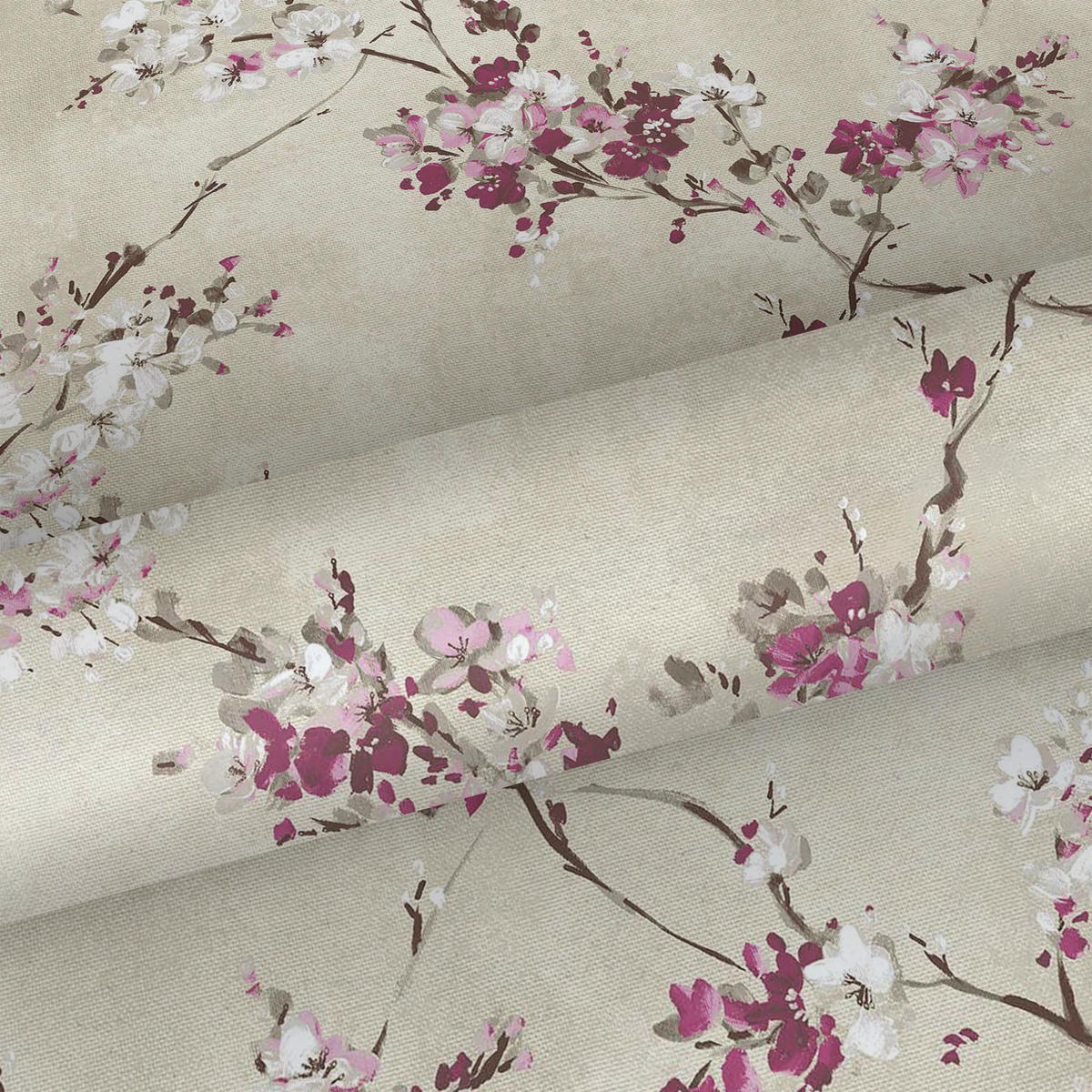 TAPETE Blumen 53 cm x 10 m - Pink, Papier (53/1000cm) - Sanders & Sanders