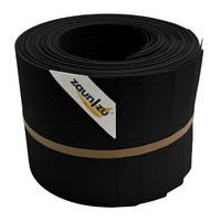 SICHTSCHUTZSTREIFEN Delux-R Einzelstreifen Wabenstruktur Schwarz 10x 2,55m - Schwarz, Kunststoff (255/19cm) - ZAUN|ZU