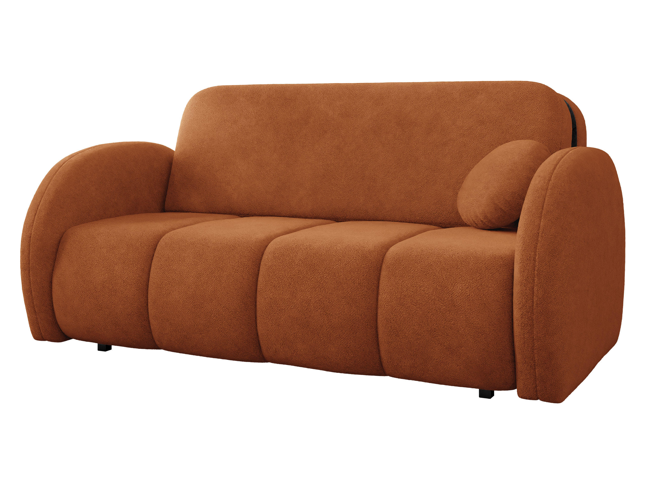 SCHLAFSOFA Viva Comfy IV - Schwarz/Braun, Holz/Textil (172/85/103cm) - MIRJAN24