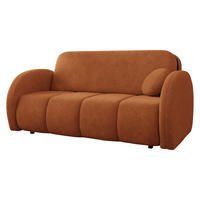 SCHLAFSOFA Viva Comfy IV - Schwarz/Braun, Holz/Textil (172/85/103cm) - MIRJAN24