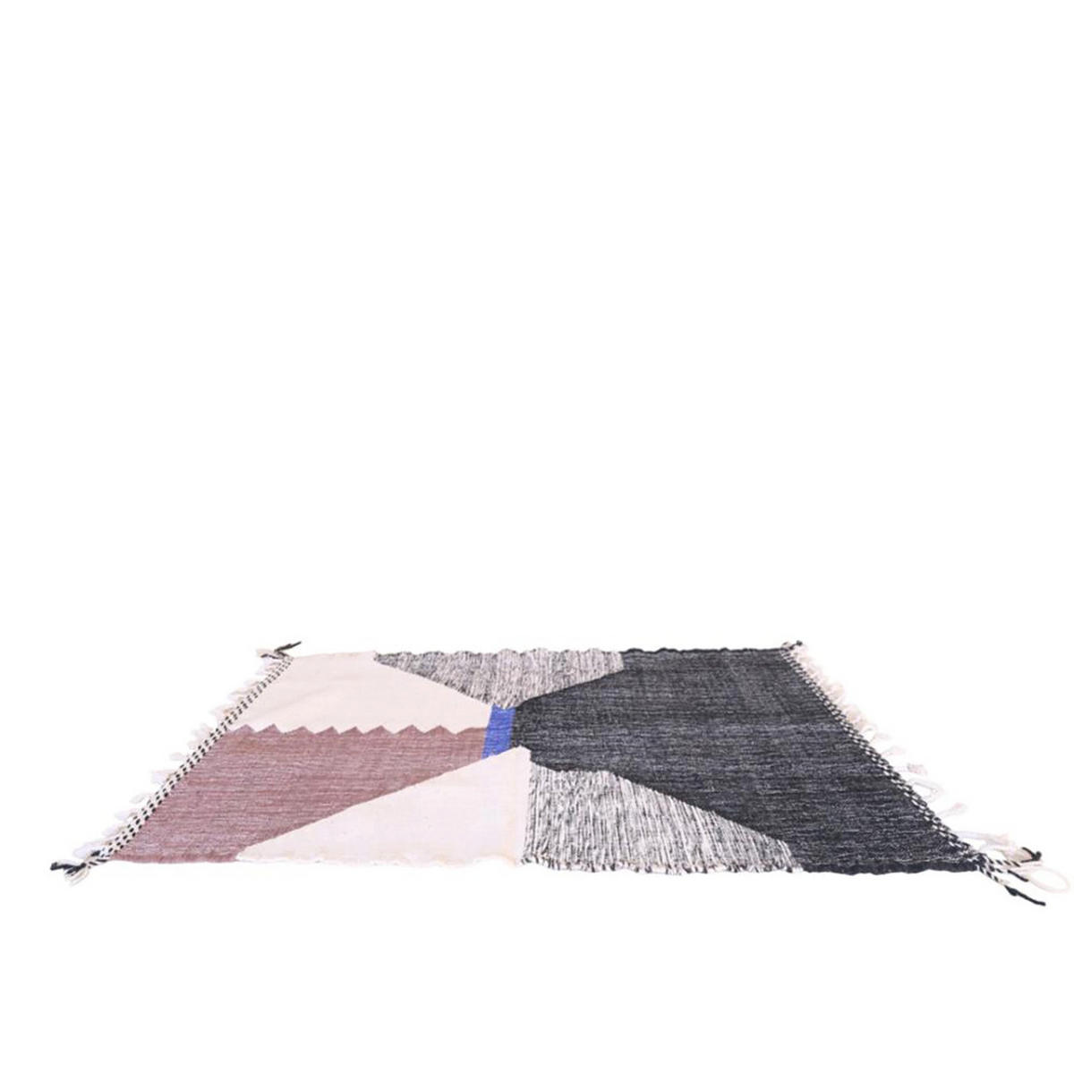 BERBERTEPPICH Kelim Marokko Wolle 140x 200 cm - Multicolor, Naturmaterialien (140/200cm) - AFK Living