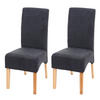ESSZIMMERSTUHL Anthrazit 2er-Set - Anthrazit, Textil (44/100/56cm) - MCW