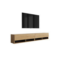 TV-LOWBOARD 200 (2 x 100) cm Eiche Craft, 200 × 32 × 34 cm - Braun, Holzwerkstoff (200/33.6/32cm) - 3XE LIVING
