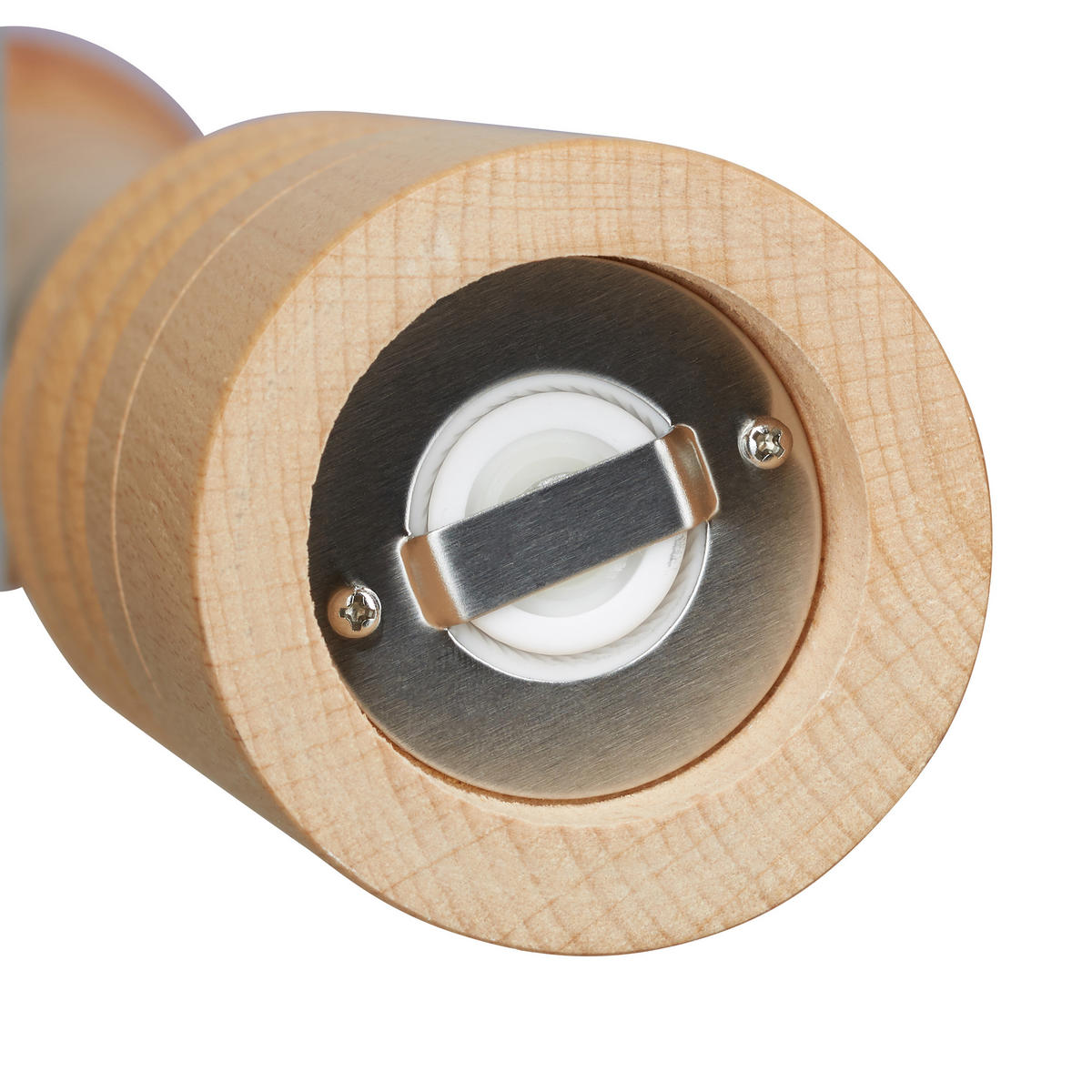 PFEFFERMÜHLE Keramikmahlwerk - Hellbraun, Holz/Keramik (5.5/39.5/5.5cm) - Relaxdays