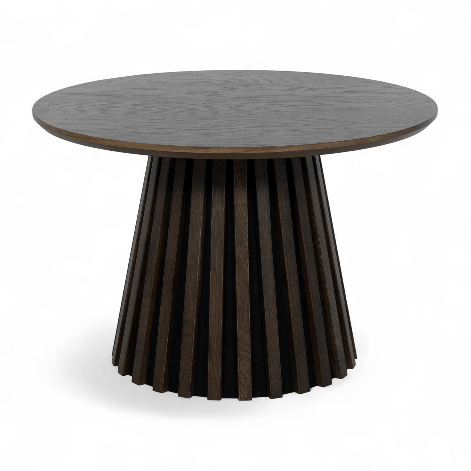 COUCHTISCH rund Räuchereiche 60/60/40 cm - Braun, Holzwerkstoff (60/60/40cm) - Furnhouse