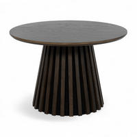 COUCHTISCH rund Räuchereiche 60/60/40 cm - Braun, Holzwerkstoff (60/60/40cm) - Furnhouse
