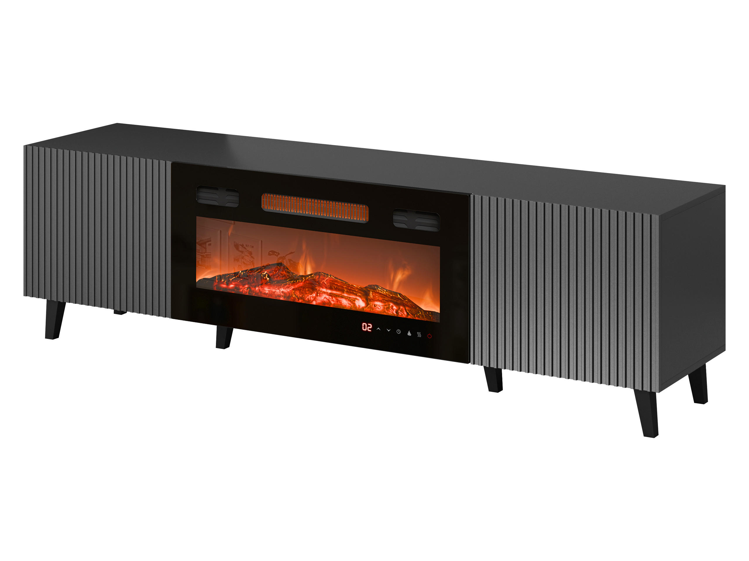 Mirjan24 Tv-Element Anthrazit 181x50x42 cm