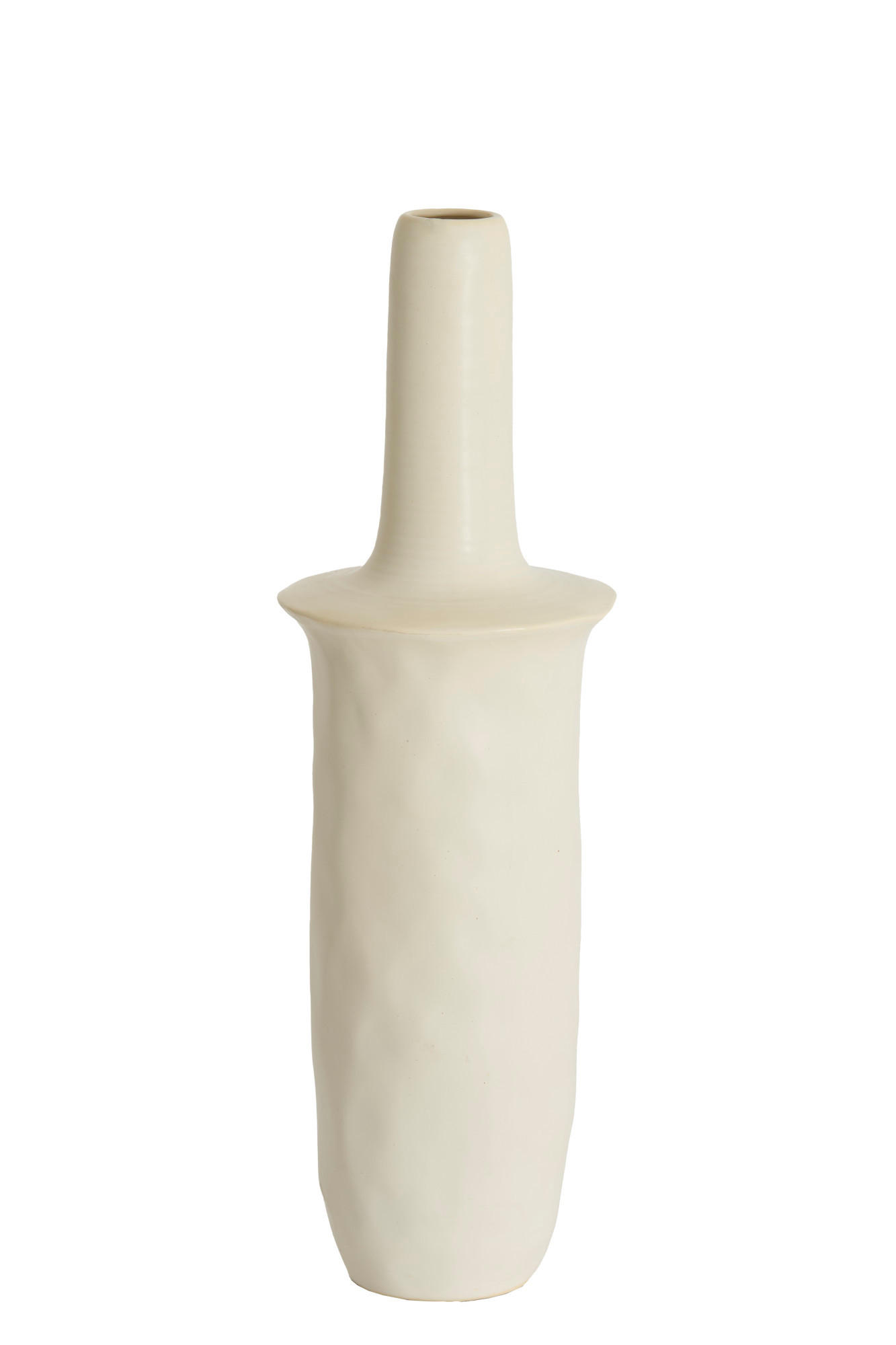 VASE Sennes Weiß Ø20/65,5 cm - Weiß, Keramik (65.5cm) - Light & Living