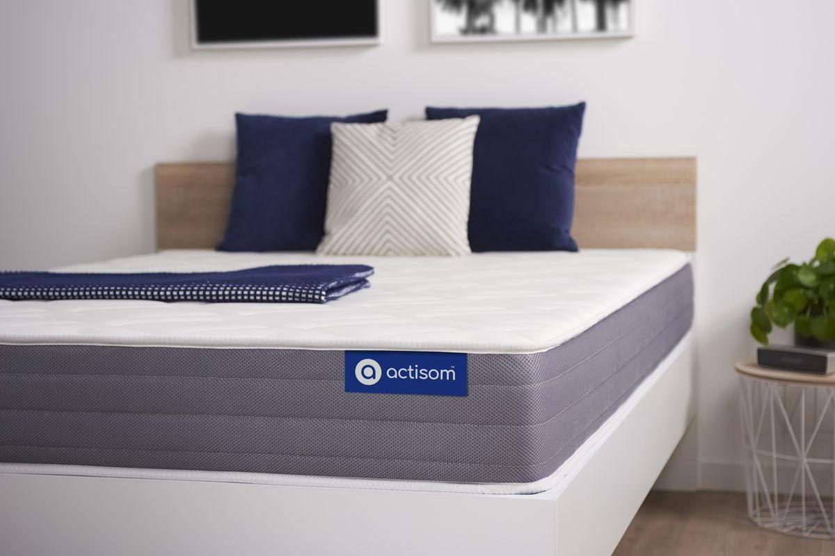 MATRATZE Actilatex dream Latex und Memory-Schaum 120 x 220 cm h2 - Weiß, Textil (120/220cm) - ACTISOM