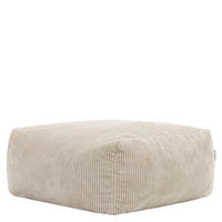 SITZSACK-OTTOMANE ZEN modular Cord - Beige, Textil (95/46/95cm) - icon