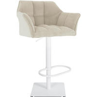 BARHOCKER Damaso 88x64x45 cm creme - Creme, Textil (64/88/45cm) - furnicato
