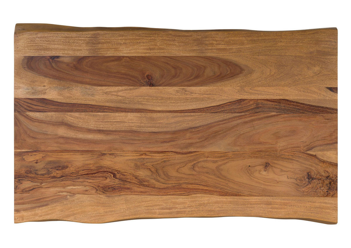 COUCHTISCH Sheesham 118x70x40 natur lackiert / sandgestrahlt PURE SHEESHAM #205 - Braun, Holzwerkstoff (118/70/40cm) - Massivmoebel24