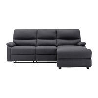RELAXSOFA - 4 Personen - stoff - anthrazitgrau Lunano - Anthrazit, Textil (234/98/170cm) - Vente-Unique