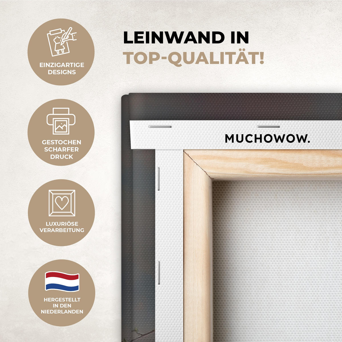 LEINWANDBILD Stillleben - Vase - Osterzweig Wanddeko Schlafzimmer 60x90 cm - Hellblau, Textil (60/90cm) - MuchoWow