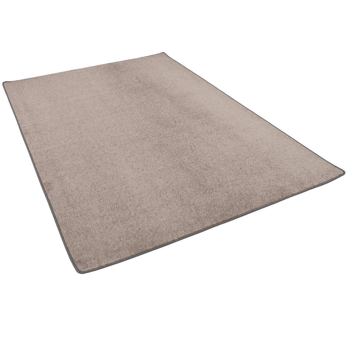 TREND VELOURS TEPPICH JOY - Taupe, Textil (100/200cm) - Snapstyle