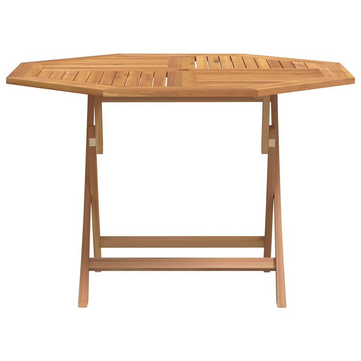 GARTENTISCH, klappbar, 110/110/75 cm, aus Massivholz Akazie, achteckig - Braun, Holz (110/110/75cm) - vidaXL