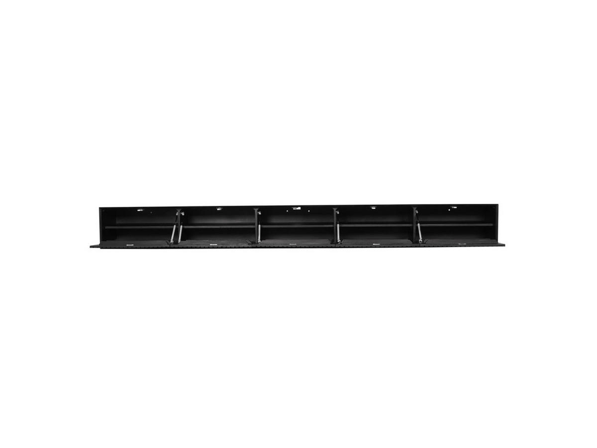 LOWBOARD Dimora Mangoholz 280 cm / 35 cm Schwarz - Schwarz, Holz (280/30/35cm) - Villa Möbel