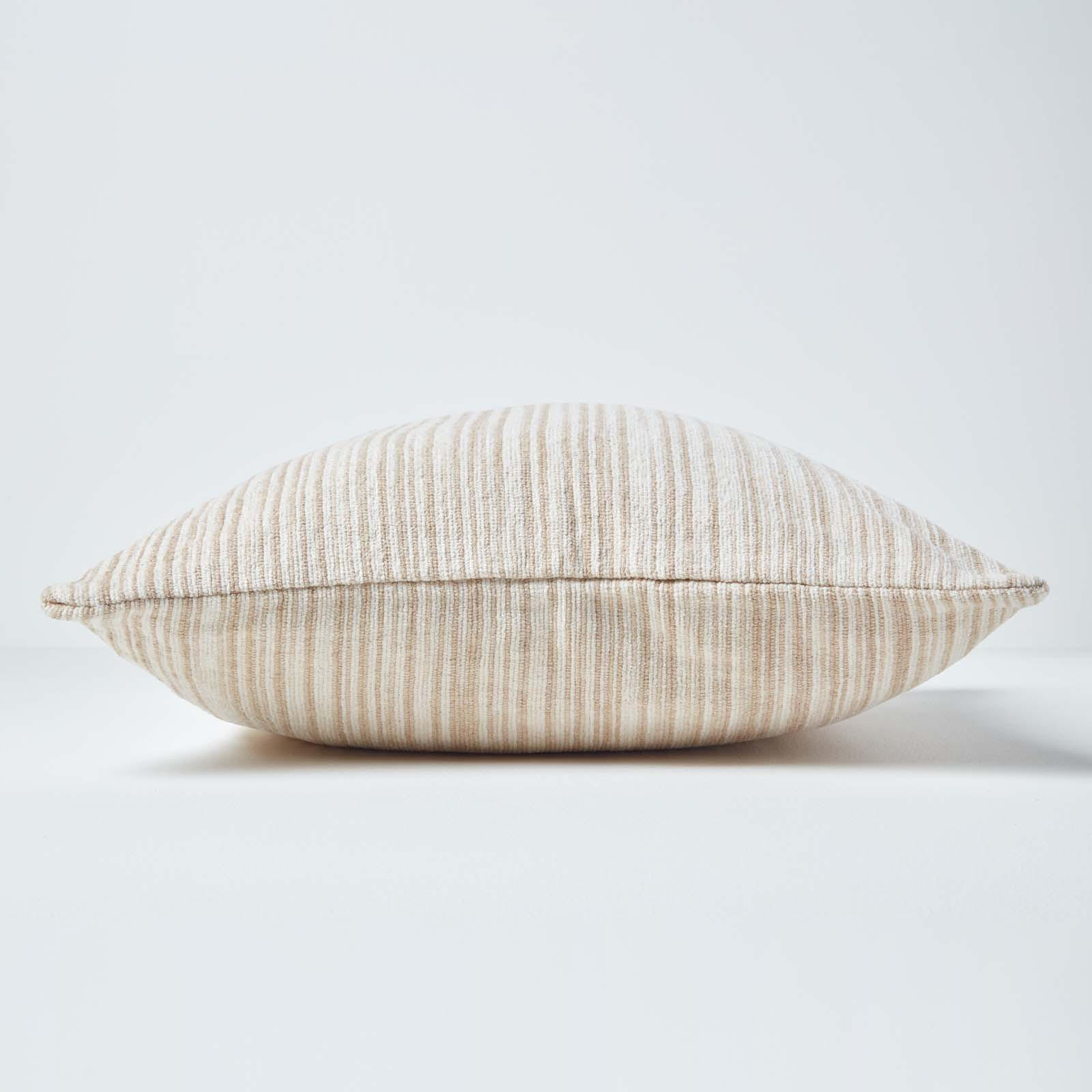 KISSENHÜLLE Chenille Tie Dye beige 45/45 cm - Beige, Textil (45/45cm) - Homescapes