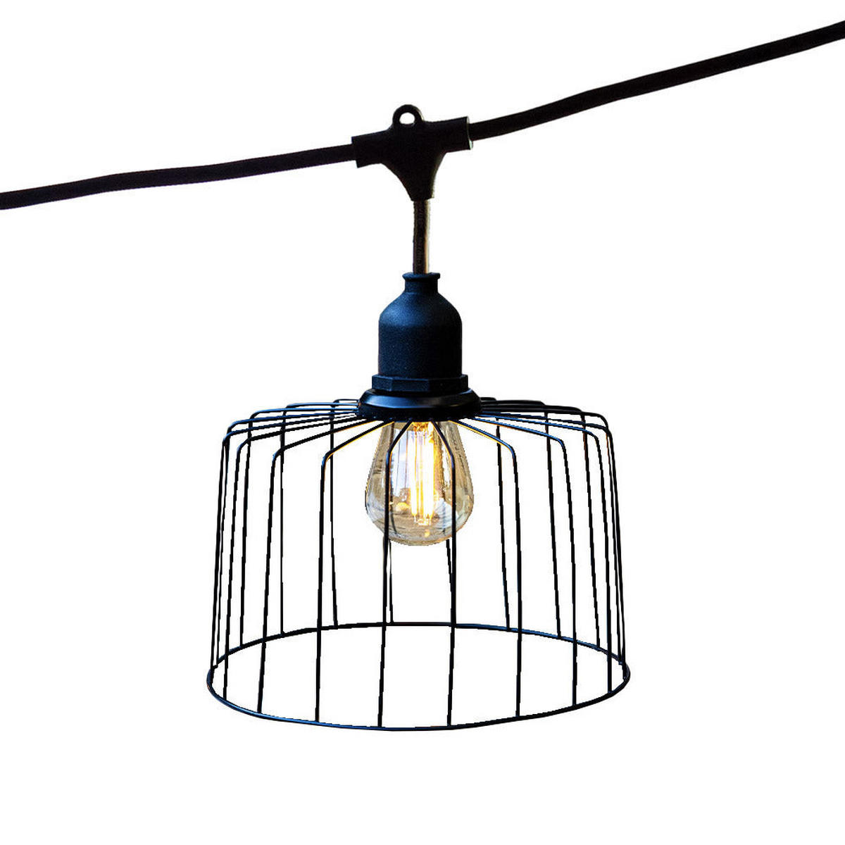 LICHTERKETTE NEMA schwarz - Schwarz, Metall (600cm) - Lumisky