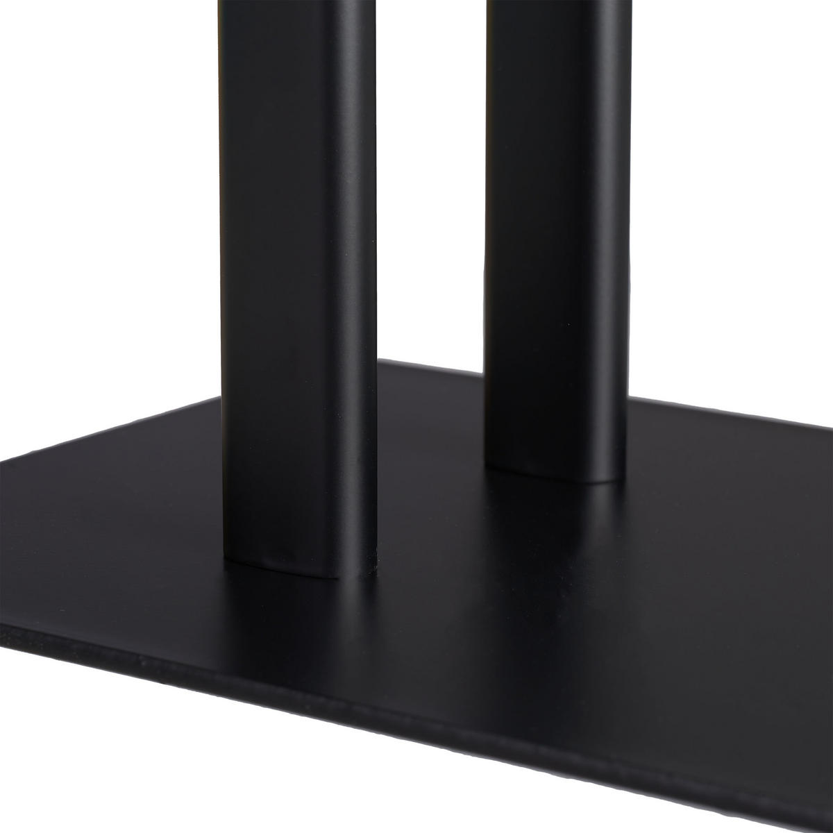 HANDTUCHSTÄNDER - Schwarz, Metall (49/81/20cm) - Relaxdays