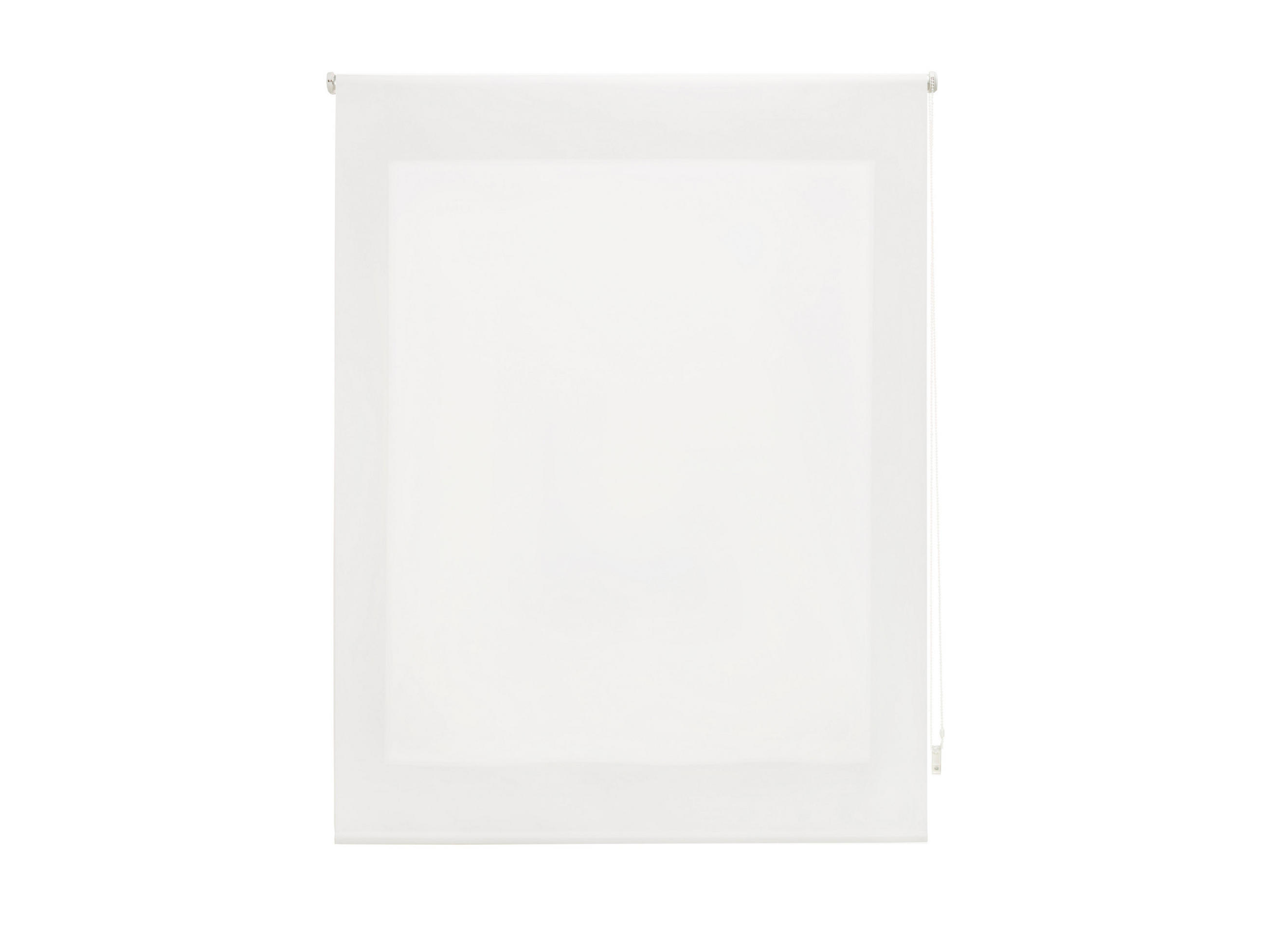 ROLLO Polyester Transluzent Grauweiß 100x250 - Hellgrau, Textil (100/250/1cm) - Purline