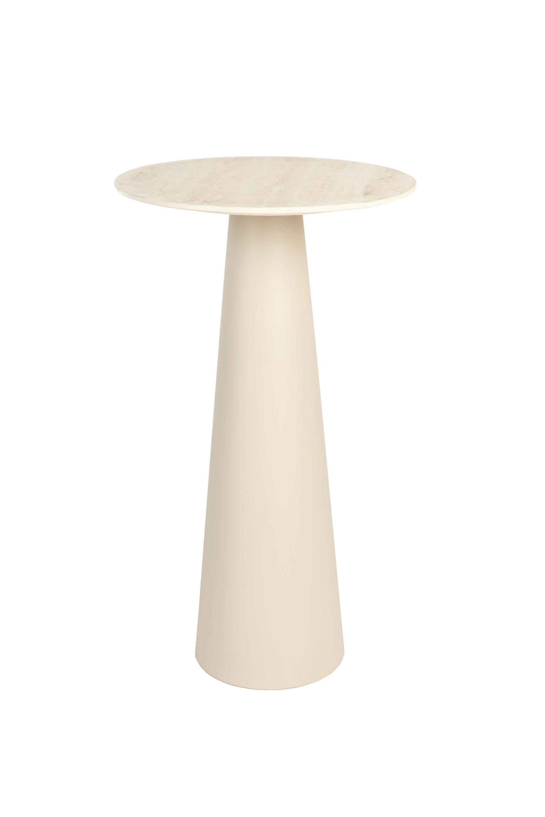 BEISTELLTISCH Joya - Beige - 40/40/70 cm - Beige, Metall (40/40/70cm)