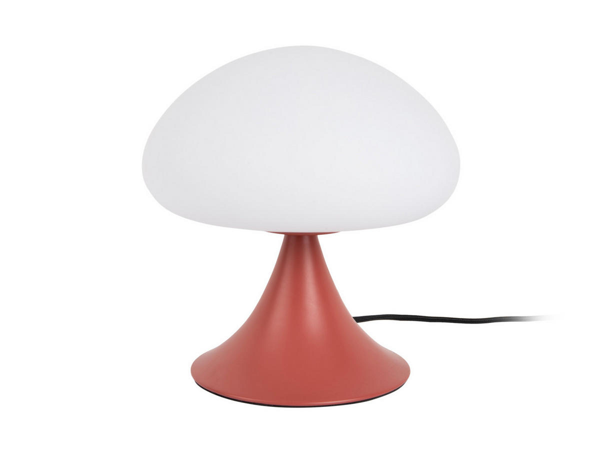 TISCHLAMPE Hongo 20/20/21 cm - Rot, Glas (20/20/21cm) - Leitmotiv
