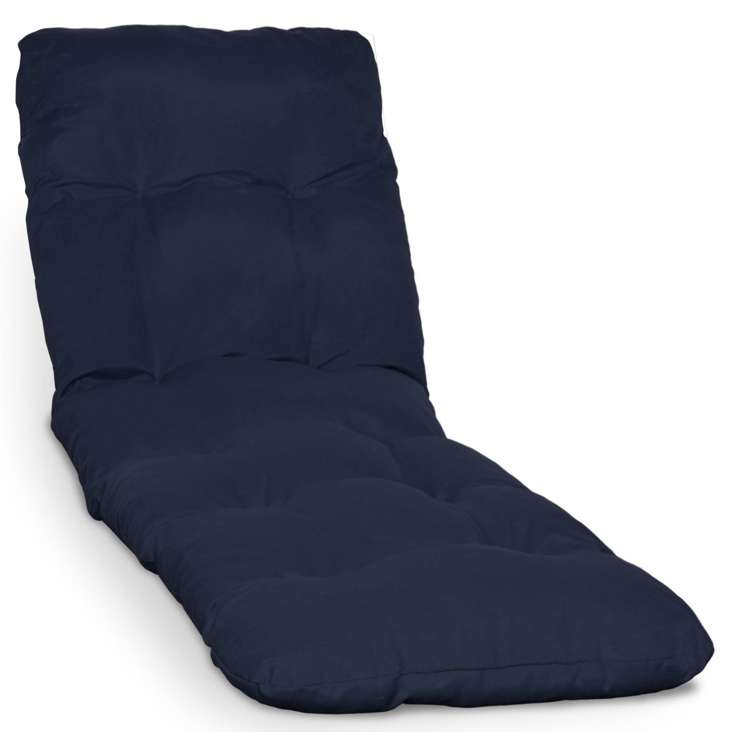 ROLLIEGENAUFLAGE Flair RL 190/60/8cm Dunkelblau - Dunkelblau, Textil (60/8/190cm) - Beautissu 
