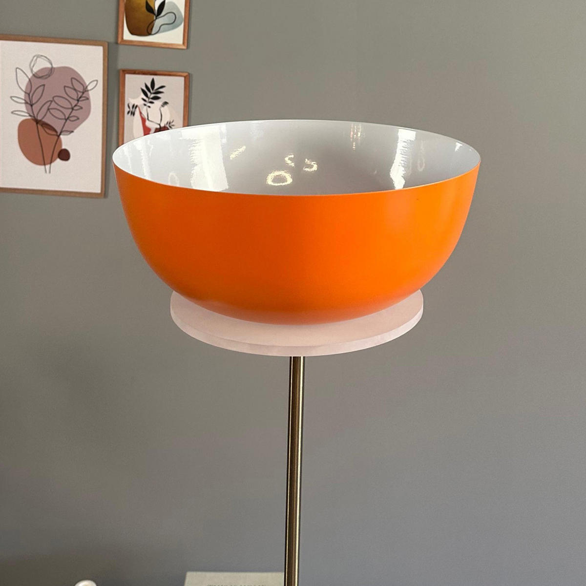 STEHLAMPE Kelan 160 Cm - Orange, Metall (30/30/160cm) - Bamyum