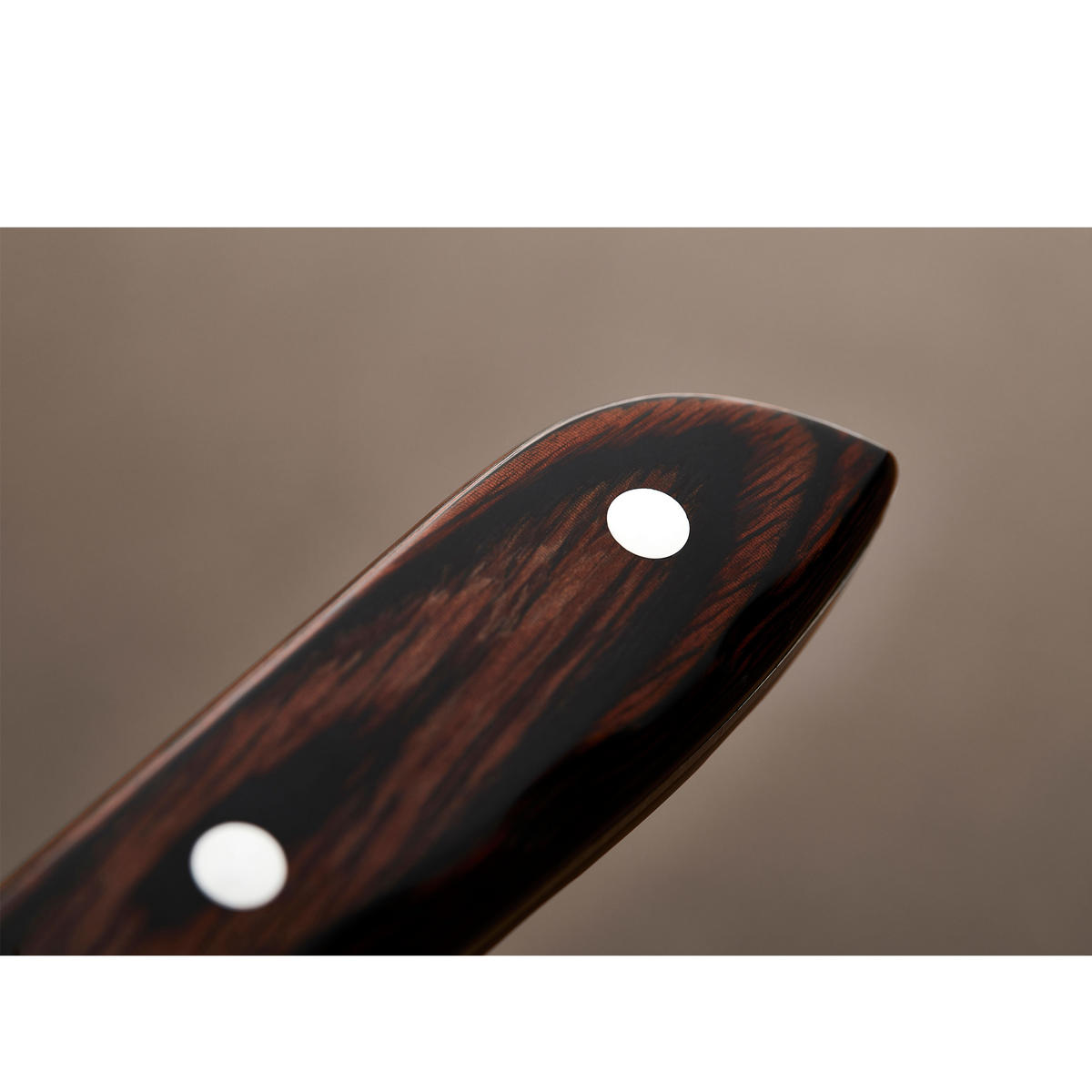 STEAKMESSER XL Old Farmer Classic 2er Set, Holzlaminat, 18/8 Edelstahl, 23.5 cm - Braun, Metall - GENSE