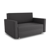 SCHLAFSOFA Pura Maxi - Silberfarben/Grau, Holz/Kunststoff (142/83/105cm)