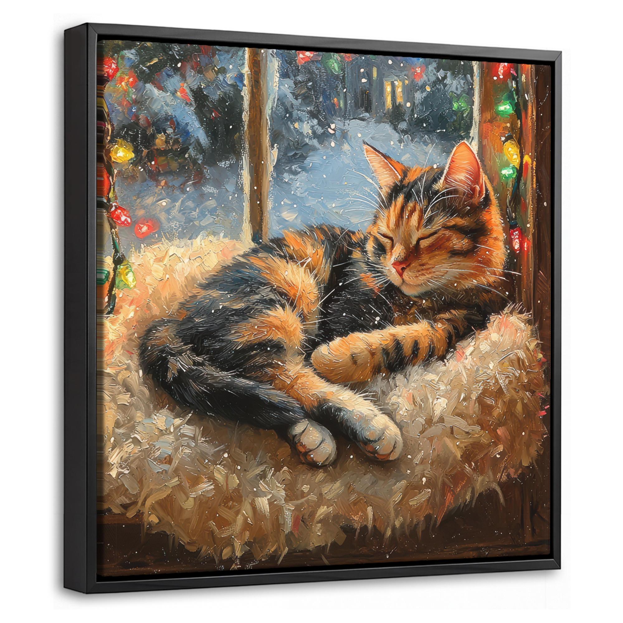 MuchoWow Leinwand Bernstein 20x20 cm