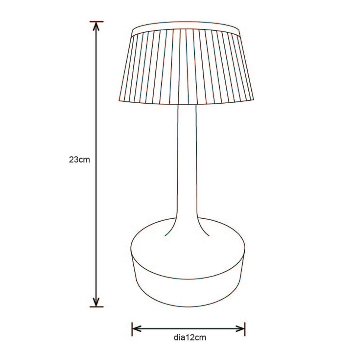 LED TISCHLEUCHTE Messing Kristall-Effekt 2er Set - Messingfarben, Kunststoff (12/12/23cm) - Globo Lighting