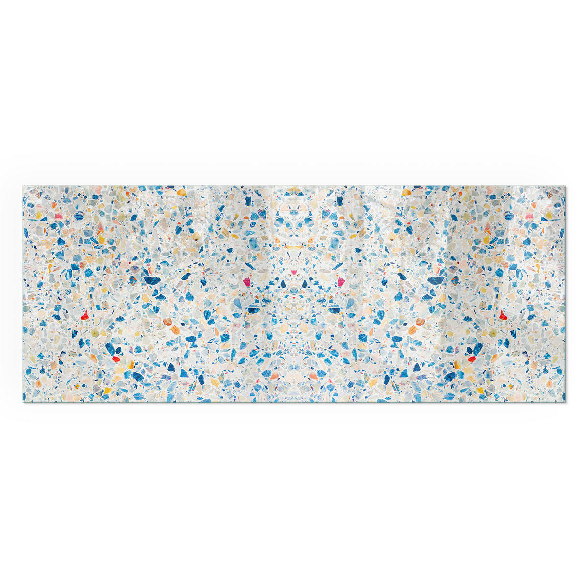 GLASPLATTE für Kamin 125x50 cm - Weiß, Glas (125/50/0.4cm) - TULUP