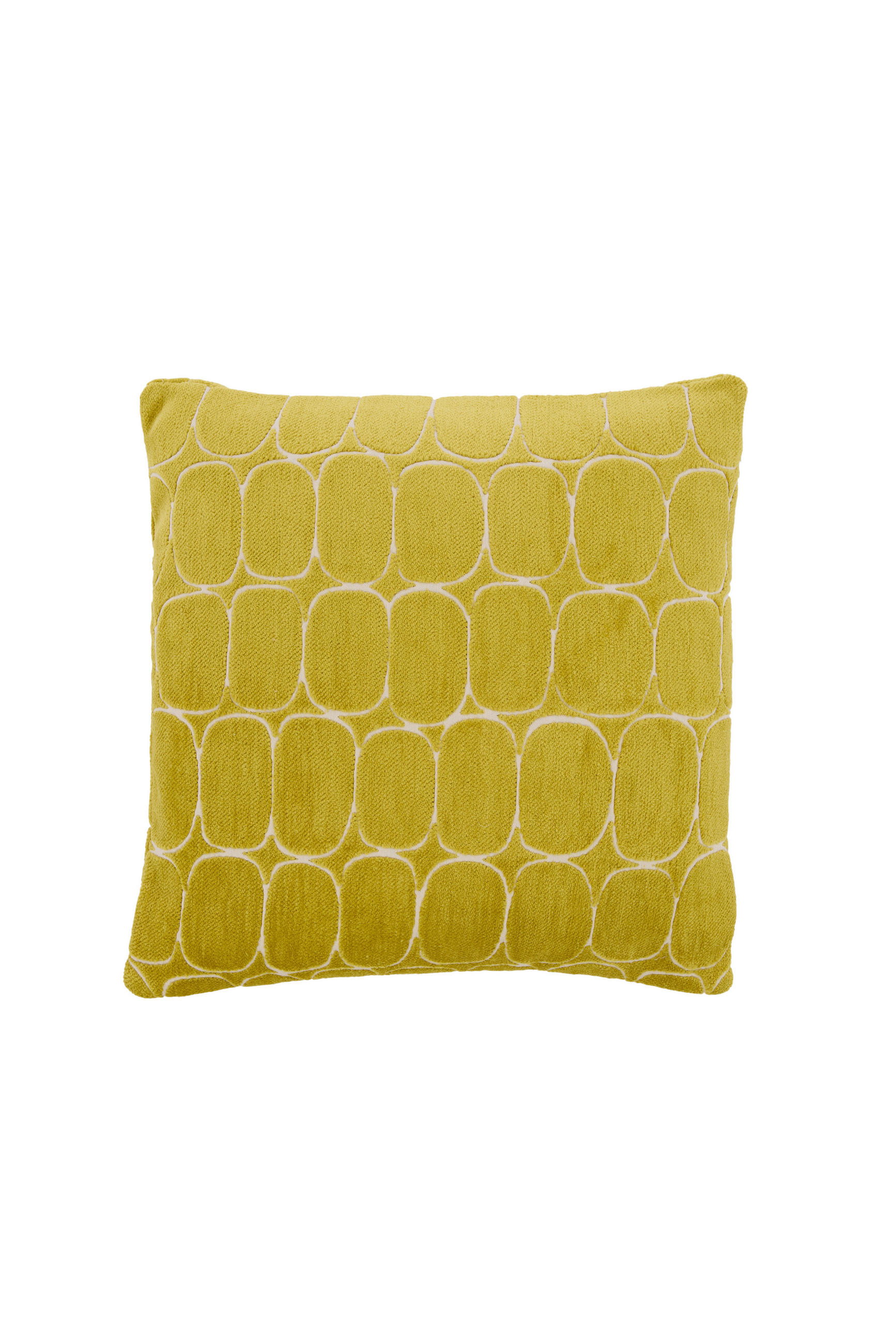 DEKOKISSEN Dothan Grün 45/45/10 cm - Grün, Textil (45/45cm) - Light & Living