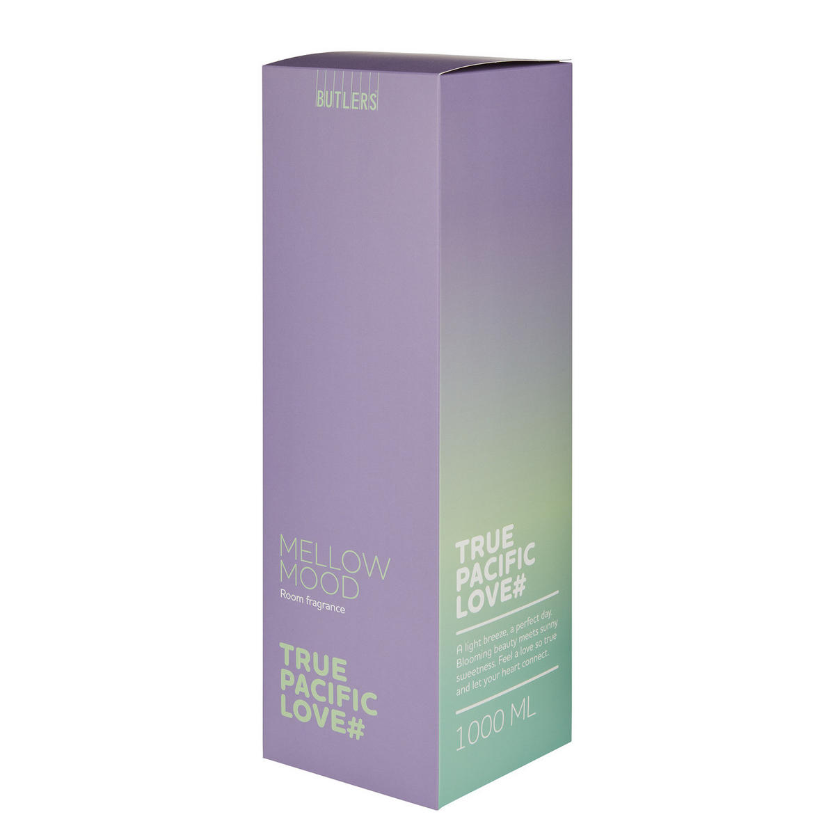 RAUMDUFT MELLOW MOOD True Pacific Love - Türkis, Glas/Naturmaterialien (11/37/11cm) - Butlers