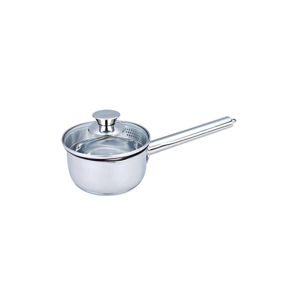 STIELTOPF Silber 31/14/9.5 cm MR351014S - Silberfarben, Metall (14cm) - Maestro 