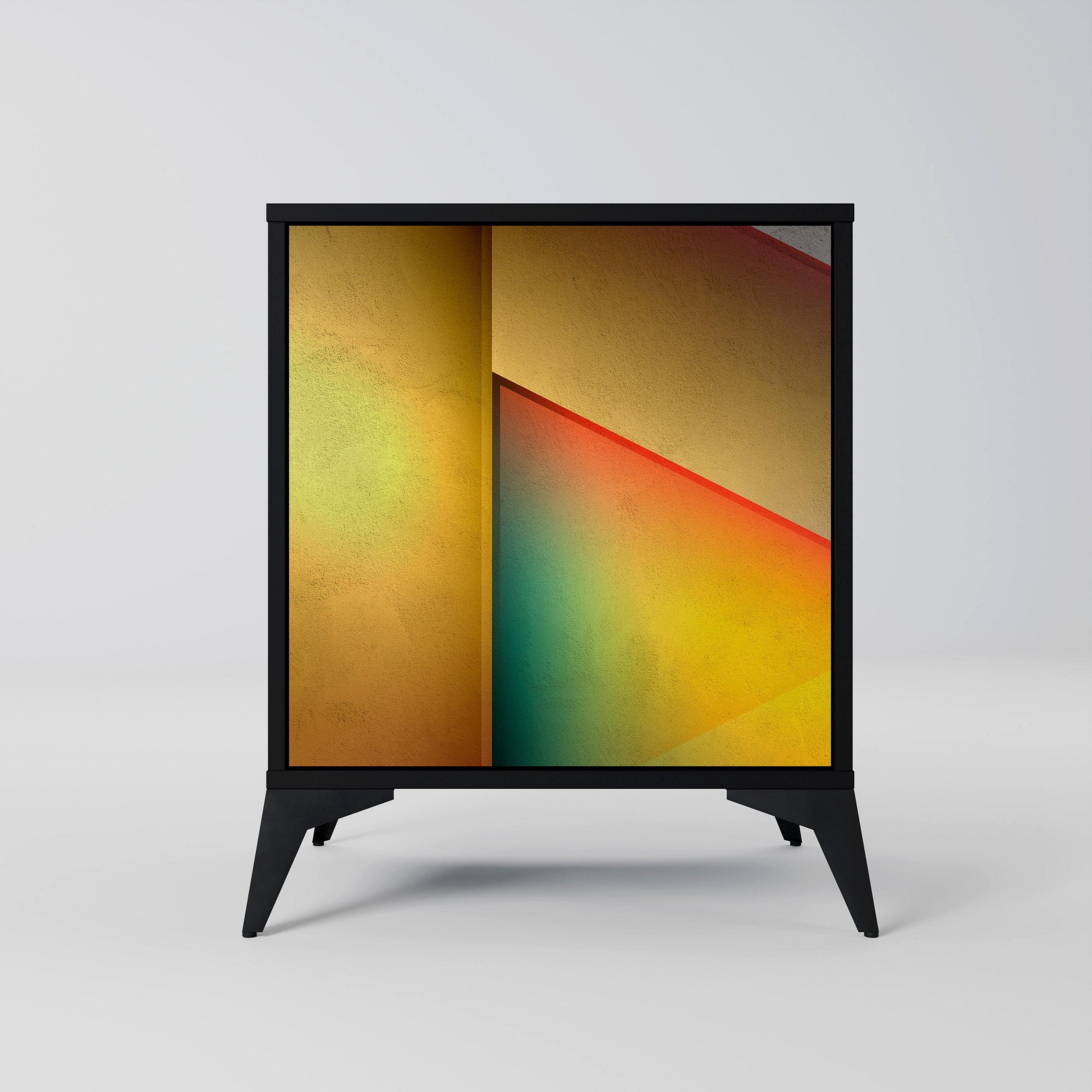 SpaceRebels Sideboard Schwarz 57.5x70.5x42 cm