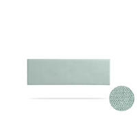 KOPFTEIL gepolstert NOVA Aqualine 145x50x5 cm - Wassergrün - Moonia - Pastellgrün, Holz (145/5/50cm)