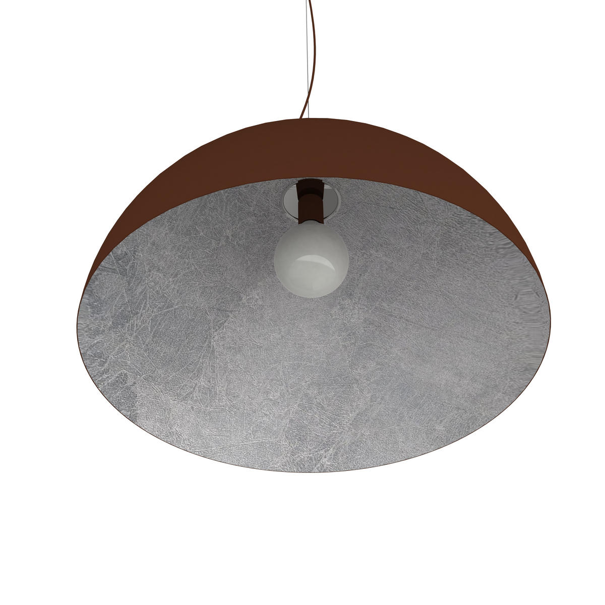 HÄNGELEUCHTE - Braun, Metall (60/60/30cm) - Lumicom