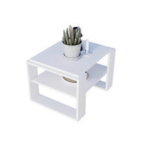 COUCHTISCH KAJA 61 - Weiß, Holz (54/61/44cm) - Mat-Haus