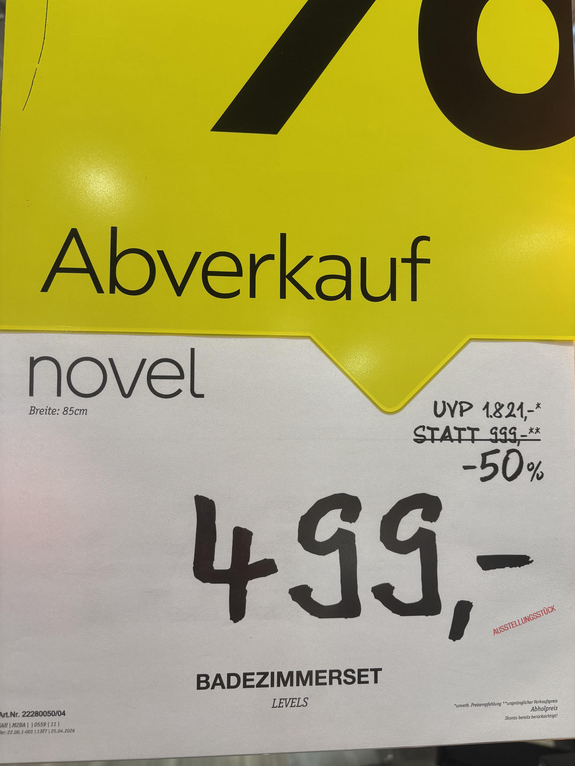 BADEZIMMER LEVELS - Novel