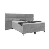 BOXBETT Sapri mit Bettkasten und 2x Nachtisch - Grau, Holz/Holzwerkstoff (180/200cm) - Best For Home