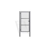 ZAUNTOR Olga grau 1m H.200cm Metall - Grau, Metall (106/206cm) - Casanoov