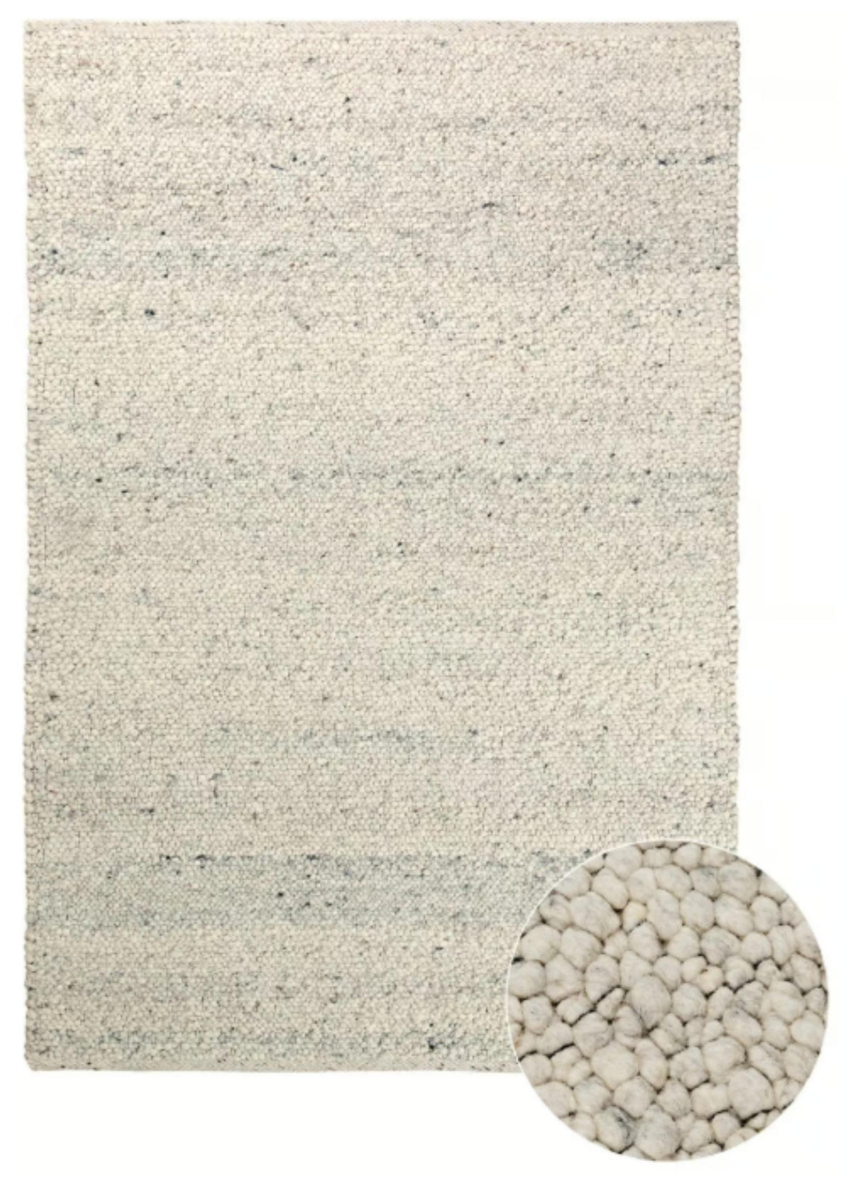 TEPPICH Wohn-/Schlafzimmer Wolle SHEPERD Beige 170x240 cm - Beige, Naturmaterialien (170/240cm) - Novatrend